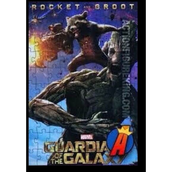 New Marvel Guardians of the Galaxy Rocket Raccoon Puzzle & Keepsake Tin - Picture 2 of 2